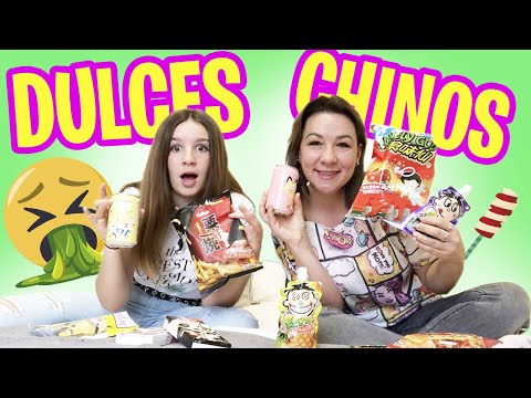 PROBANDO DULCES CHINOS ¡¡MUY RAROS!!  en nuestro viaje a LONDRES
