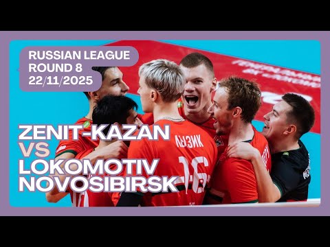 🏐Zenit-Kazan vs Lokomotiv Novosibirsk | Round 8 | Russian Men's Super League 2025/26