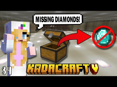 Kadacraft 5: Ep.34 - WHAT HAPPENED TO MY DIAMONDS?!