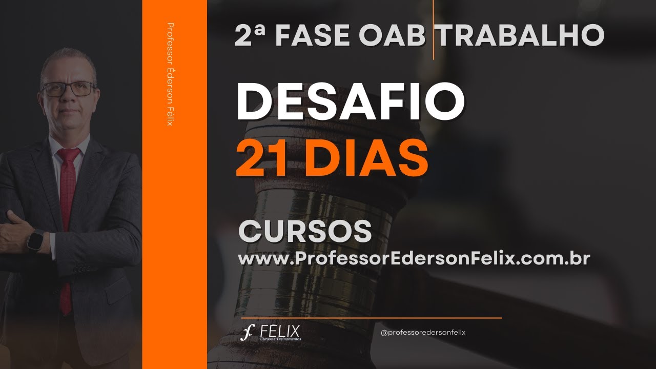 2 fase oab Trabalho - Aula #1 - RECURSOS