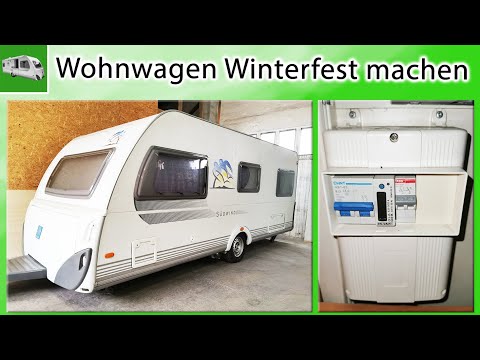 Wir machen Emma winterfest | Wohnwagen | Sainsonende | Winter | Winterquartier | winterfest machen