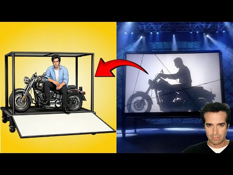 David Copperfield's Motorcycle Appearance Magic Secret Revealed!