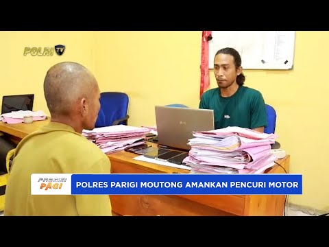 RESMOB POLRES PARIGI MOUTONG RINGKUS PENCURI MOTOR DAN HANDPHONE MILIK WARGA