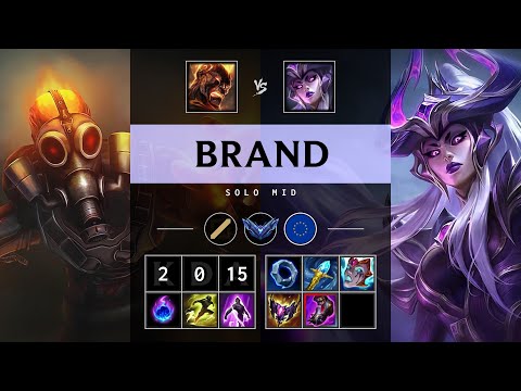Brand Mid vs Syndra - EUW Diamond Patch 25.15