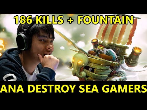 ANA TURN GYROCOPTER INTO A KILLING MACHINE WITH 186 KILLS - DOTA 2