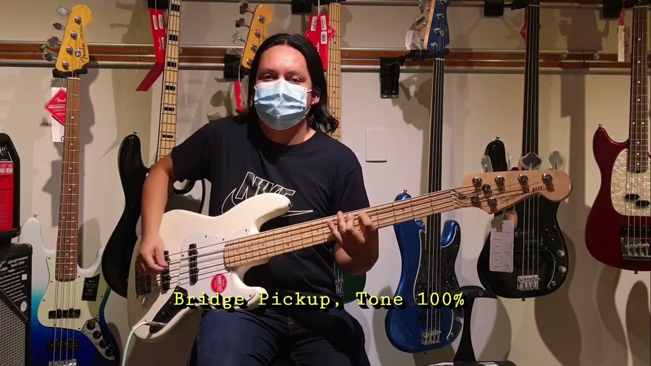 New Squier Affinity Jazz Bass V [5 String] Soundtest! [No Talking]
