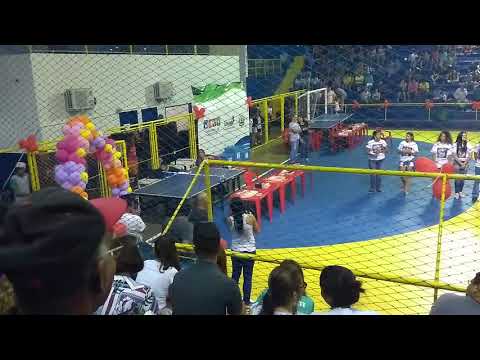 Homenagem na abertura dos jogos campec para meu amor (Márcia)