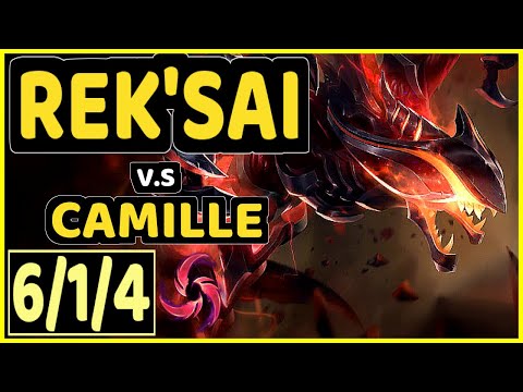 KREOX (REK'SAI) vs CAMILLE - 6/1/4 KDA JUNGLE GAMEPLAY - EUW Ranked GRANDMASTER