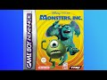 Disney Pixar Monsters Inc Nintendo Game Boy Advance Complete Game