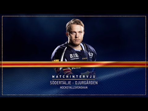 Youtube: Matchintervju | Emil Berglund efter förlust mot Södertälje