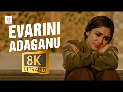 EVARINI ADAGANU 8K/4K Video Song - Sita Ramam (Telugu) | Dulquer | Mrunal | Vishal Chandrasekhar