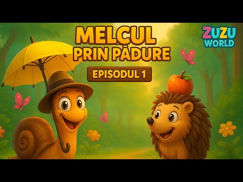 Melcul prin pădure 🐌 | Cântec educativ pentru copii | Aventuri muzicale Zuzu World