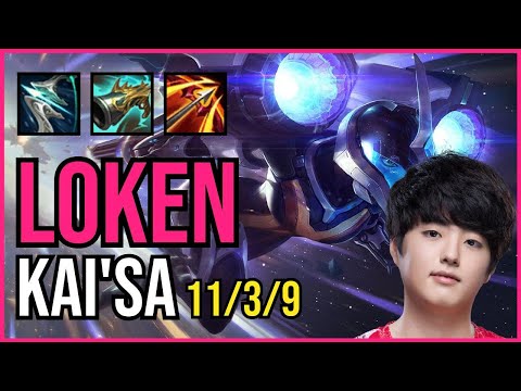 LOKEN - KAI'SA vs GHOST - SENNA ADC - KR Grandmaster - Patch 11.4