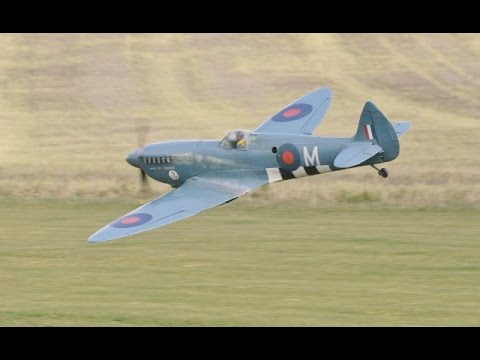 RC 1/4 SCALE PR MK9 SPITFIRE  "CONNIE" - "MWM WARBIRDS" - DEANO WINGS & WHEELS AIRSHOW - 2015