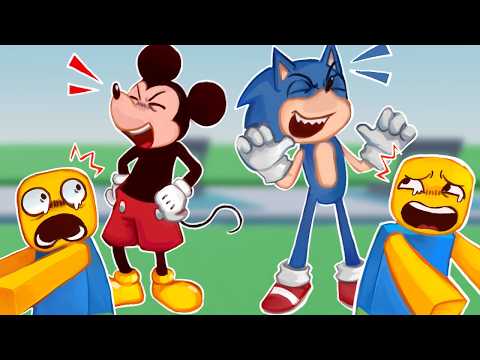 MICKEY and SONIC TAKEOVER ROBLOX VOICE CHAT
