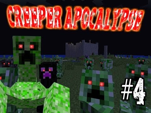 minecraft hardcore - CREEPER APOCALYPS [+ 3 MODS  CREEPER DANGEREUX  INSTALLES !!!] episode 4