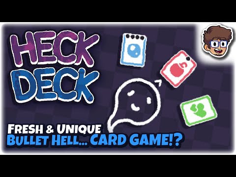 UNIQUE BULLET HELL... CARD GAME!? | Let's Try: Heck Deck | Gameplay - YouTube