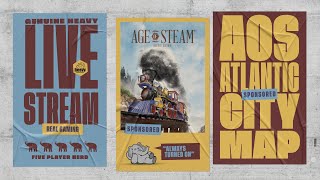 Age of Steam - Atlantic City - 5p Teaching, Play-through, & Round table by Heavy Cardboard