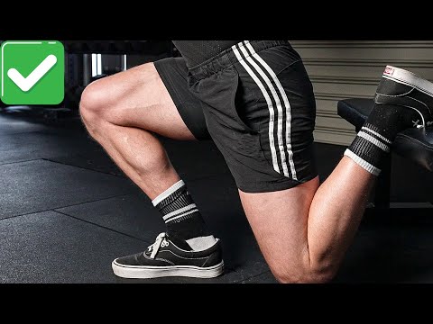 barbell walking lunge