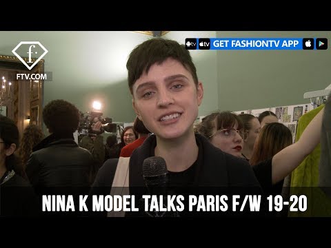 Nina K Model Talks Instagram Paris F/W 19/20 | FashionTV | FTV