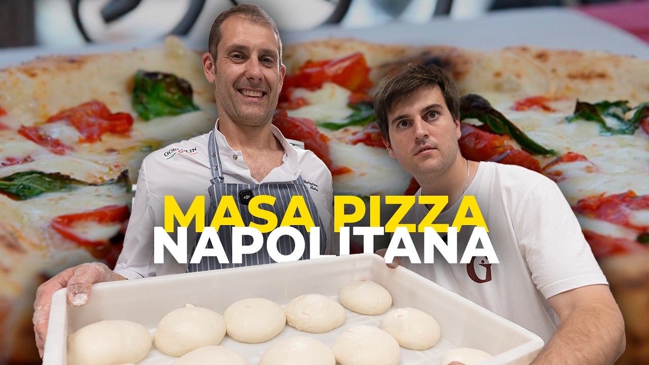 Así hace la MASA de PIZZA uno de los mejores pizzeros de Nápoles 🍕
