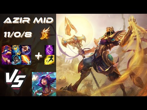 MID Azir vs Neeko - EU Challenger Patch 14.7