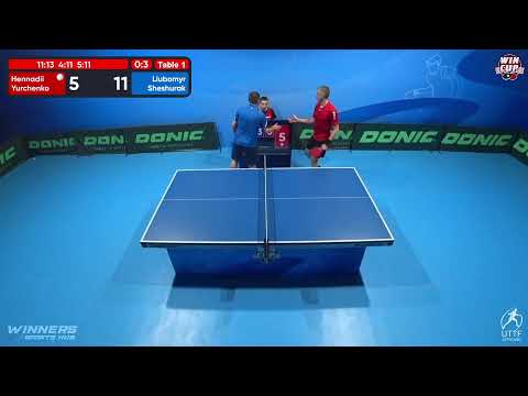14:30 Hennadii Yurchenko 0-3 Liubomyr Sheshurak West 3 WIN CUP 16.11.2022 | TABLE TENNIS WINCUP