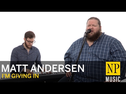 Matt Andersen 'I'm Giving In' in NP Music studio