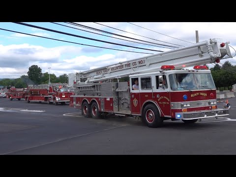 Antique Fire Apparatus Lights & Sirens Parade 45th Annual Pennsylvania Pump Primers Muster