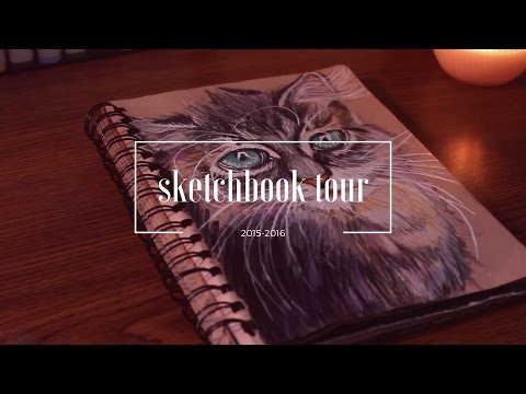 Toned Paper Sketchbook Tour