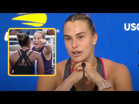 Aryna Sabalenka "Ostapenko just sometimes can lose control...!"