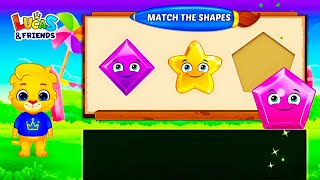 Colors and Shape- Match the Shapes item Lucas and Ruby | Rv Appstudio Game