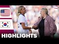 USA vs South Korea | Emma Hayes First Game With USWNT | Highlights | Women's Friendly 01-06-2024