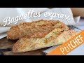 Recette de baguette de pain express sans pétrissage - Ptitchef.com