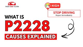 dtc p2228 quickly Fix