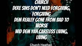 SHAGGY-church heathen LYRIC VIDEO