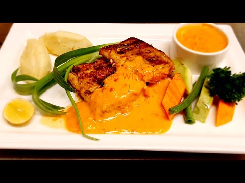 Moroccan Grilled Fish With Moroccan sauce recipe | Restaurant style