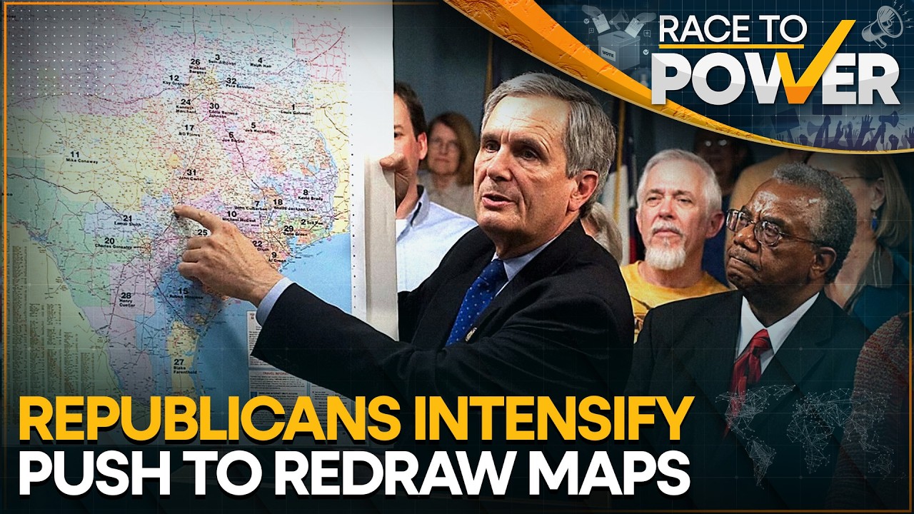 U.S. Redistricting Row Heats Up: Democrat-Led States' Tit-For-Tat Move | Race To Power