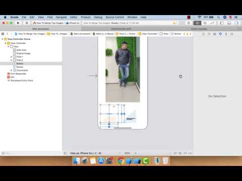 How To Merge Two Images | XCODE 10.2 | SWIFT 5