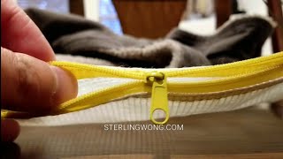 How to Repair Broken Zipper (Split / Separated )