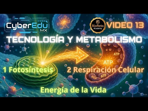 VIDEO 13: TECNOLOGÍA Y METABOLISMO - Fotosíntesis y Respiración Celular | CyberEdu MX - - Anime ECOEMS 2026