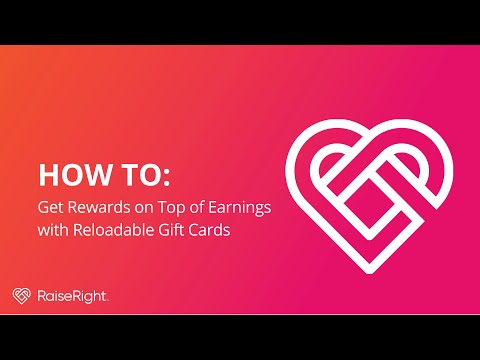 How to Get Rewards on Top of Earnings with Reloadable Gift Cards