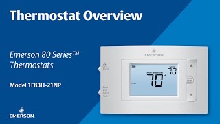 80 Series   1F83H 21NP   Thermostat Overview