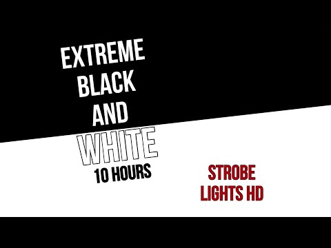 [10 HOURS] Extreme Fast Black and White Strobe Lights [SEIZURE WARNING]