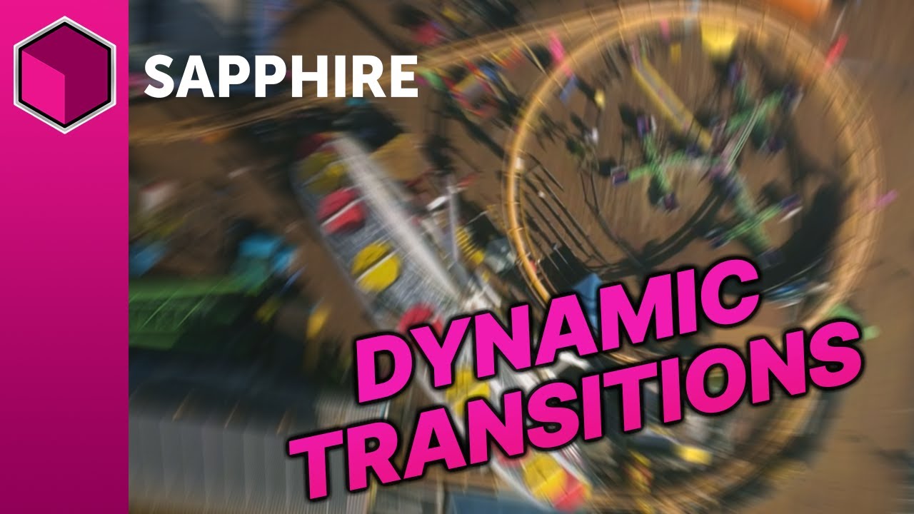 Hyped-Up Push and Pull Transitions with Sapphire in Resolve