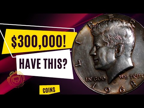 IF YOU HAVE A 1968 HALF DOLLAR COIN LOOK FOR THESE ERROR COINS WORTH MONEY