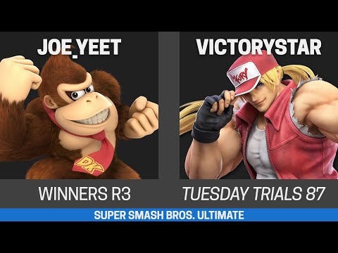 Tuesday Trials 87 SSBU Winners R3 - Joe_Yeet (Donkey Kong) vs VictoryStar (Terry)