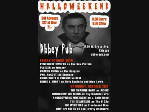 Halloween @ The Abbey Pub!  First night! PENTHOUSE SWEETS close it as The SEX PISTOLS