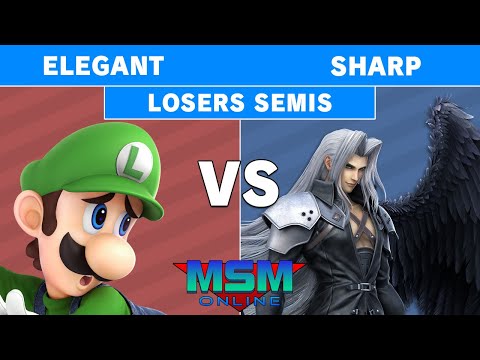 MSM Online 44 - Elegant (Luigi) Vs. Sharp (Sephiroth) - Losers Semis