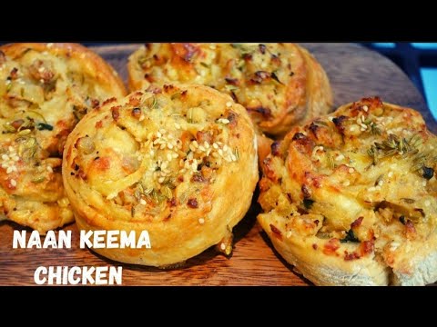 CHICKEN KEEMA NAAN | Chicken Bread naan /NAAN POULE MAURITIAN /MALIKA RECIPE MAURITIAN CUISINE